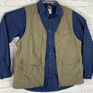 Magellan's Men's Brown Travel Vest. Size: Medium